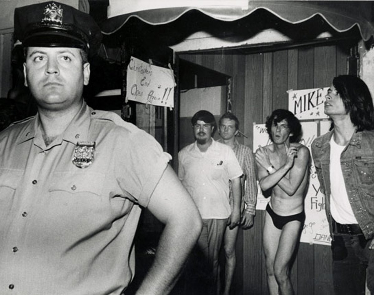 Photo from the Stonewall Riots (1969).