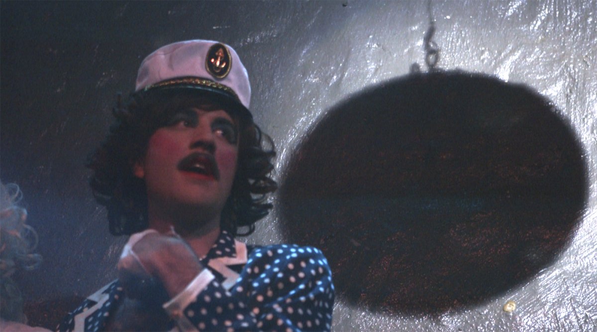 Video-still (Cheryl) from The Discourse of the Drinkers by Annika Larsson (2017).