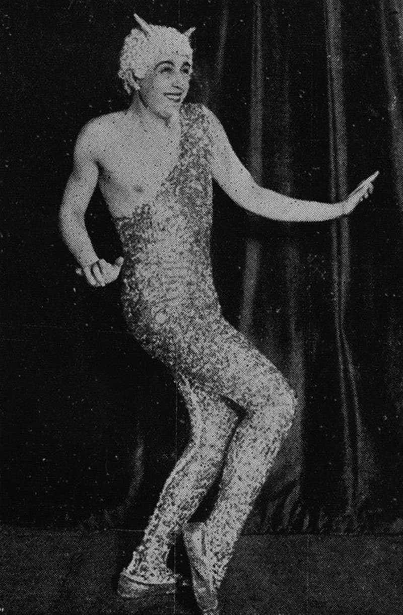 Photo of a performer, Berlin, 1927.