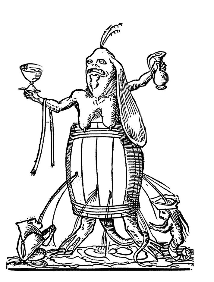 Illustrations from Les Songes drolatiques de Pantagruel, A Paris, Par Richard Breton, Desprez, François (1565).