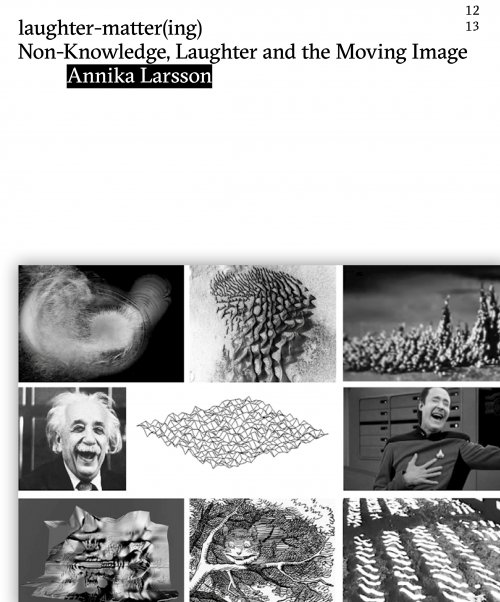 Annika Larsson, Laughing-matter(ing), Lerchenfeld Magazine Nr.64, HFBK 2022